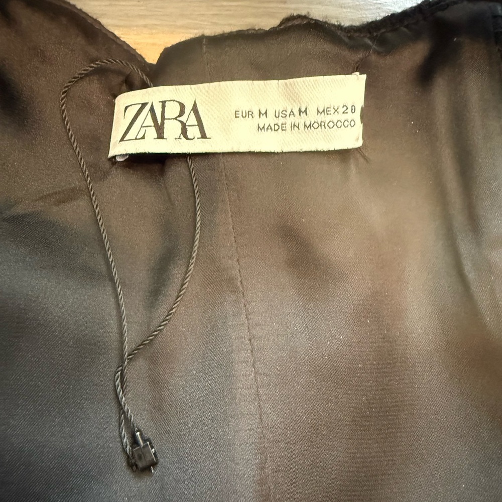Zara Floral Embroidered Corset Top in Black - Picture 12 of 14